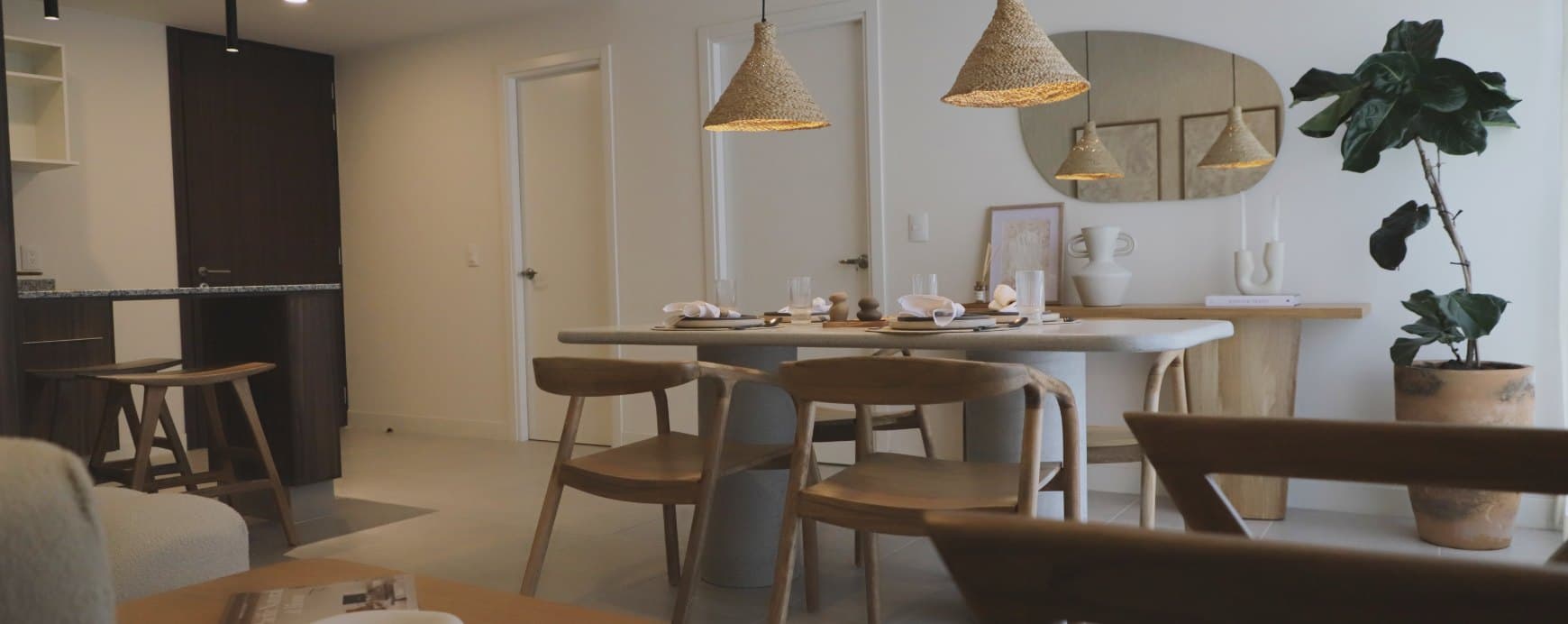 Departamento muestra: comedor