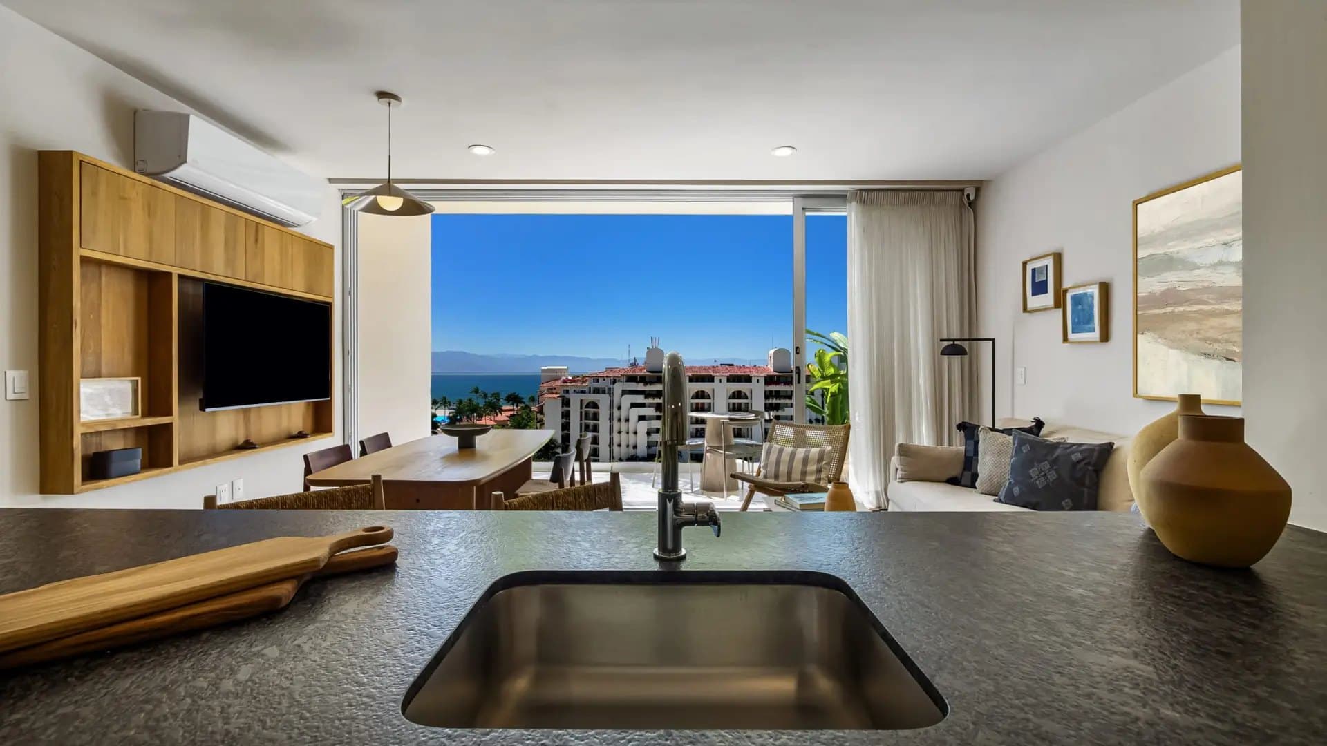 Cocina con vista